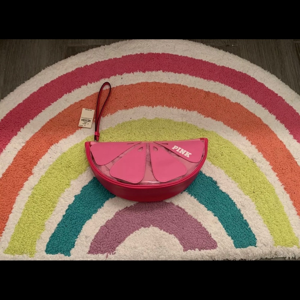 VS Pink Grapefruit Wristlet